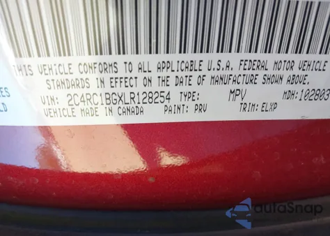 2020 Chrysler Pacifica Touring L from USA, damaged, VIN 2C4RC1BGXLR128254